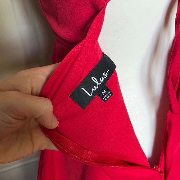 Like New LULUS Little Red Dress - Picture 6 of 7
